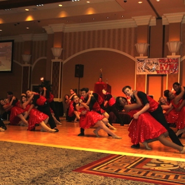 The LVHS Spectrum performs at the 2015 37th Anniversary - Annual Wildcat Reunion at The Orleans Hotel and Casino in Las Vegas, NV on September 26, 2015. Photo by Lia Chang