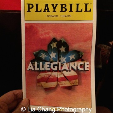 ALLEGIANCE program. Photo by Lia Chang