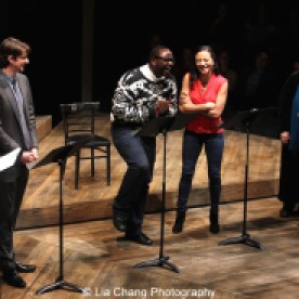 Austin Durant, Will Rogers, Bryan Tyree Henry, Carra Patterson and Michele Shay perform at the 2015 Steinberg Playwright Awards on November 16, 2015 in New York City. Photo by Lia Chang