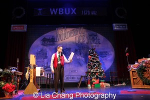 Garth Kravits on set at Bucks County Playhouse in New Hope, PA on December 16, 2015. Photo by Lia Chang