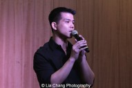 Telly Leung sings "With You" to celebrate the release of the ALLEGIANCE Original Cast recording at the Barnes and Noble CD Signing event in New York on Feb. 5, 2016. Photo by Lia Chang