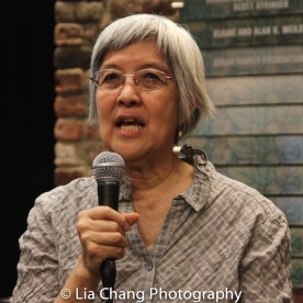 May Chen, a labor organizer who has been actively engaged in outreach and advocacy for immigrant workers for more than 20 years, working with the International Ladies’ Garment Workers’ Union at the Lower East Side Tenement Museum in New York on March 8, 2016. Photo by Lia Chang