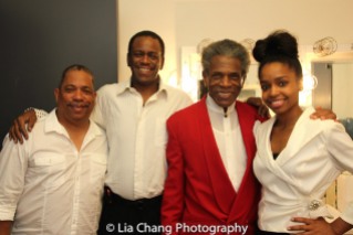 Anthony J. Mhoon, Robert Reddrick, André De Shields and Taylor Moore. Photo by Lia Chang