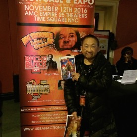 Lori Tan Chinn at the 4th Annual Urban Action Showcase and Expo at the AMC Empire 25 Times Square in New York on November 12, 2016. Photo by Lia Chang