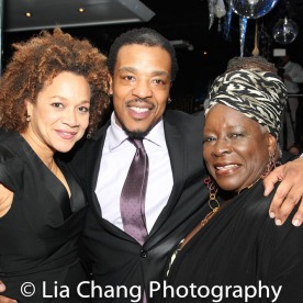 Michole Briana White, Russell Hornsby and Ebony Jo-Ann. Photo by Lia Chang