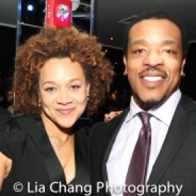 Michole Briana White and Russell Hornsby. Photo by Lia Chang