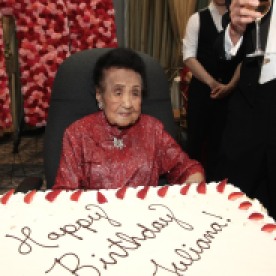 Mrs. Koo celebrates her 111th birthday at The Pierre in New York on October 2, 2016. Photo by Lia Chang