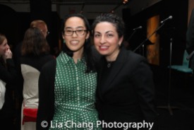 Lauren Yee and Seattle Rep's Literary Director Kristin Leahy. Photo by Lia Chang