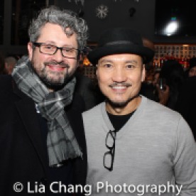 Director Laurence Connor and Jon Jon Briones. Photo by Lia Chang