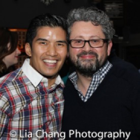 Christopher Vo and Director Laurence Connor. Photo by Lia Chang