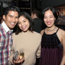 Christopher Vo, Eva Noblezada and Lia Chang. Photo by Garth Kravits