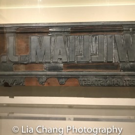 William J. printing plate, 1954-57 Wood, metal Gift of Melanie Tinnelly and Terence Tinnelly in memory of their aunt, Tony Cimino (known as Suzette) 2017.73.3