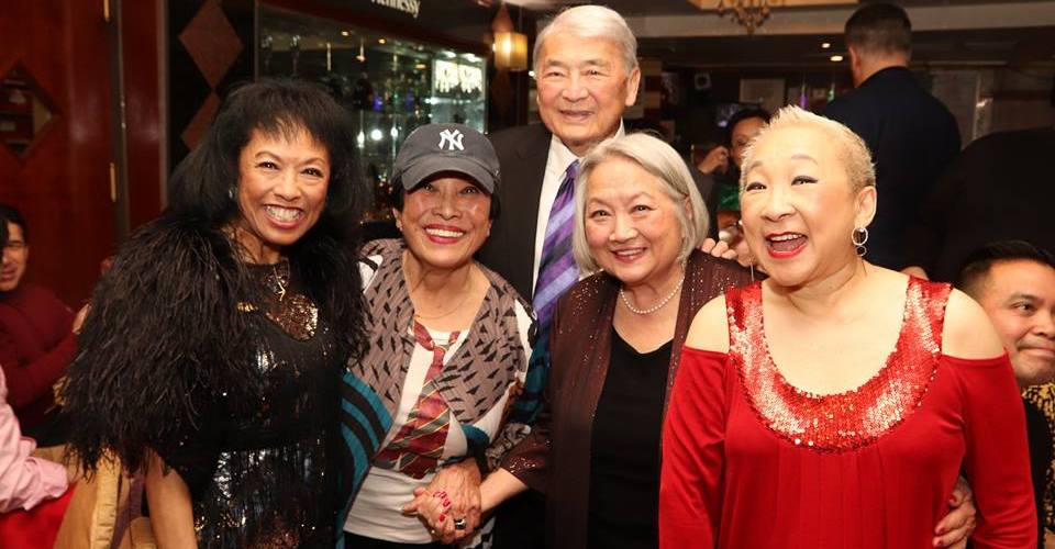 Asian American pioneers Baayork Lee, Pat Suzuki, Alvin Ing, Virginia Wing and Lori Tan Chinn. Photo by Lia Chang