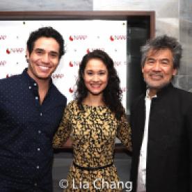 Adam Jacobs, Ali Ewoldt and David Henry Hwang. Photo by Lia Chang
