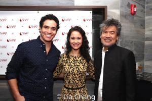 Adam Jacobs, Ali Ewoldt and David Henry Hwang. Photo by Lia Chang