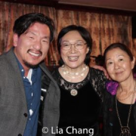Brian Kim, Tisa Chang and Susan Kikuchi. Photo by Lia Chang