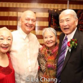 Lori Tan Chinn, Jose, Takayo Fischer and Alvin Ing. Photo by Lia Chang