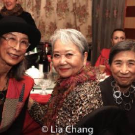 Nobuko Miyamoto, Takayo Fischer and Wai Ching Ho. Photo by Lia Chang