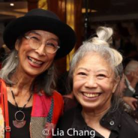 Nobuko Miyamoto and Paula Chin. Photo by Lia Chang