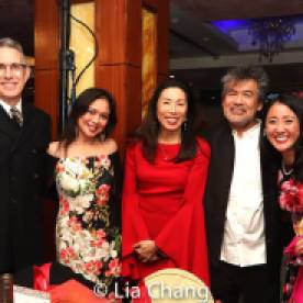 Robert Longbottom, Ma-Anne Dionisio, Jodi Long, David Henry Hwang and Lisa Yuen. Photo by Lia Chang