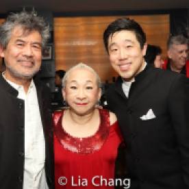 David Henry Hwang, Lori Tan Chinn and Raymond J. Lee. Photo by Lia Chang