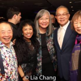 Larry Lee, Baayork Lee, June Jee, Arlan Huang and Lillian Ling. Photo by Lia Chang