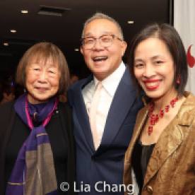 Lillian Ling, Arlan Huang and Lia Chang. Photo by Garth Kravits