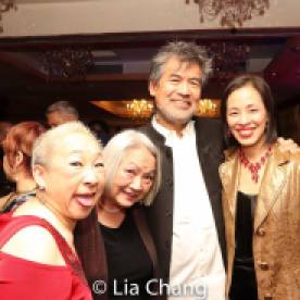 Lori Tan Chinn, Virginia Wing, David Henry Hwang and Lia Chang. Photo by Garth Kravits