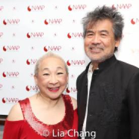 Lori Tan Chinn and Donna McKechnie. Photo by Lia Chang