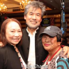 Susan Hum, David Henry Hwang and Pat Suzuki. Photo by Lia Chang