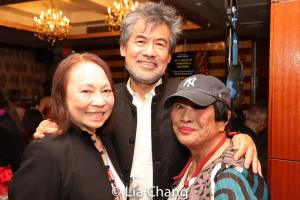 Susan Hum, David Henry Hwang and Pat Suzuki. Photo by Lia Chang