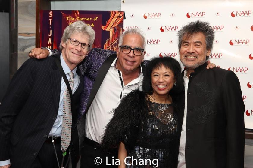 Ted Chapin, Richard Jay Alexander, Baayork Lee and David Henry Hwang. Photo by Lia Chang