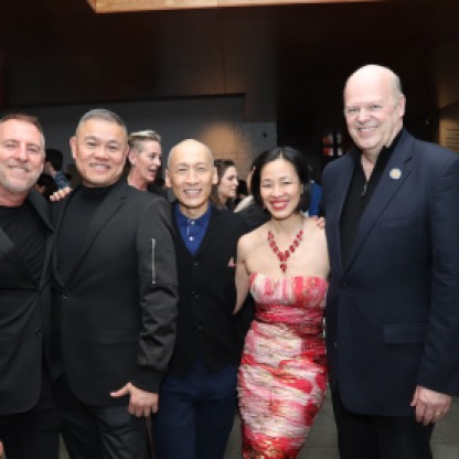 Randall Friesen, Chay Yew, Francis Jue, Lia Chang and Randy Adams. Photo by Garth Kravits