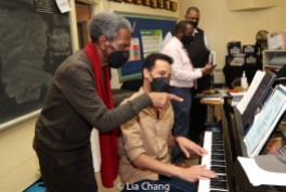André De Shields and Sean Mayes. Photo by Lia Chang