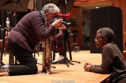 Amy Davis photographs André De Shields at Joseph Meyerhoff Symphony Hall in Baltimore, MD. Photo by Lia Chang