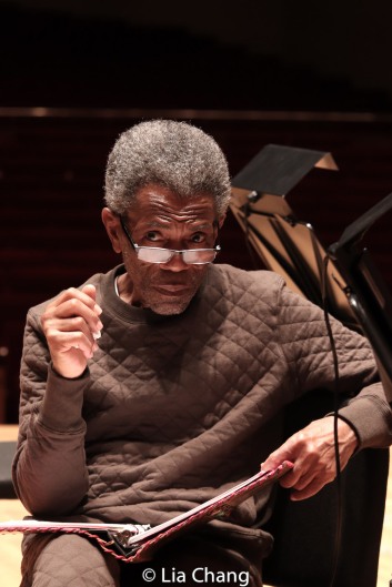 André De Shields in rehearsal at Joseph Meyerhoff Symphony Hall in Baltimore, MD. Photo by Lia Chang